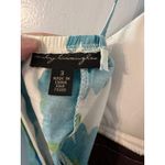 City Triangles ‎ Floral Sundress Blue Yellow Milk Maid Fairycore Vintage SZ 3 Photo 3