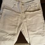 Old Navy NWT Size White Denim Jeans Ripped Straight Leg 14 Photo 9