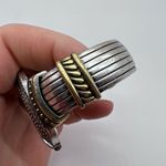 Chico's Chico’s‎ Mother of Pearl Two Tone Watch Cuff Photo 2