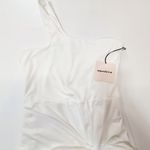superdown Marie One Shoulder Dress in White XS Photo 4