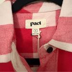 Pact Mila Flannel Shirt Women’s S Red Gingham 100% Organic Cotton NWT Photo 2