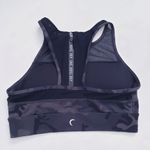 Zyia  Active Black Camo All Star Zip Sports Bra Photo 3