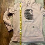 Carhartt Graphic Hoodie Omens Size XS Pink Sweatshirt Pullover Photo 4