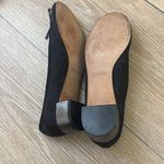 Coach ODELLA JACQUARD BLACK BOW ROUND TOE GUNMETAL GRAY HEELS 8M Photo 4