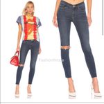 frame denim Frame Le Skinny De Jeanne Raw Jolie Distressed Jeans Photo 1