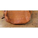 Vilenca Holland Emilia Intrecciato Woven Leather Backpack Brown Photo 2