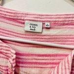 Crown & Ivy Beach cover up tassels sz small pink green Photo 2