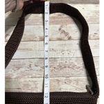 The Sak  Knit Crochet Purse Chocolate Brown Vegan Handbag Shoulder Bag Photo 5