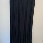 Sleeveless Square Neck Midi Dress Black Size L Photo 7