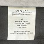 Vince Taupe Stretch Bermuda Shorts Adjustable Waist Tab Minimalist Size 4 Photo 3