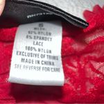 Frederick's of Hollywood Red Lacy Lingerie Chemise Size Small Valentines Bow Sexy Photo 4