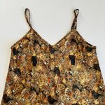 American Vintage  Shirley of Hollywood Lion Tiger Lingerie Nightgown Slip Dress Photo 1