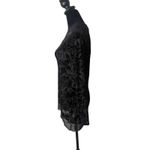 Vera Wang Simply  Black Velvet Burnout Chiffon Hem‎ Size XS Petite Whimsigoth Photo 4