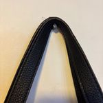 Liz Claiborne  Jess Shopper Faux Leather Tote Bag Purse Cream Black Handles Photo 4