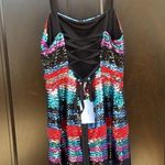 WAYF NWT  Manfi Striped Sequin Dress Size Large Photo 7