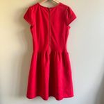 Anthropologie Taylor Swift “Girls from Savoy” Red Dress Pintuck Ponte Knit Sz 6 Photo 7
