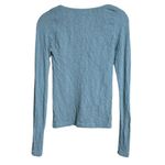 Free People Have It All Square Neck Long Sleeve XS/S Slate Blue $58 Retail NWOT Photo 4
