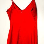 Elliatt Women's Red Satin V-Neckline Sleeveless Satin Midi Dress Size XS Photo 10