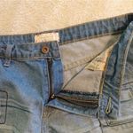 Forever 21 Distressed Patchwork Denim Cuffed Shorts Photo 3