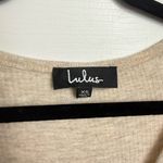 Lulu's Cream Long Cardigan Duster Sweater Tan Size XS Photo 3