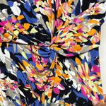 Dana Buchman  Abstract Colorful Ruched Midi Sundress Photo 3