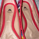 Madison ( cookie ) brand super cute colorful basket weave slip on flats! Pink Size 10 Photo 7