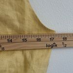 Madewell  Linen Gwen Crop Vest Top Size 6 Yellow Photo 5