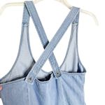 Anthropologie Paige Celia Cropped Denim Wide-Leg Jumpsuit Size S Photo 7