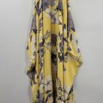 St. John  Floral-Print Cold-Shoulder Silk Crepe De Chine Kaftan Dress Photo 1