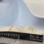 ZARA Floral Embroidered Lace Mesh Sheer Sweatshirt Top Blouse Shirt Photo 4