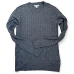 Amazon Essentials Pullover Sweater Womens Size M Chunky Knit Cable Knit Cozy Gray Size M Photo 0