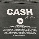 Johnny Cash The Man in Black Country T-Shirt Size Large Photo 3