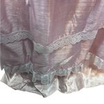 Gunne Sax Vintage 80's Bo Peep Pink Satin Southern Belle Prom Dress Size 11 Photo 9