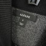 Alfani Black and Cream Turtleneck Sweater with Faux Fur Cuffs Photo 3