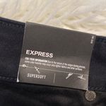 EXPRESS  CURVY SKINNY HIGH RISE WOMENS BLACK JEANS PANTS size 8R inseam 27” Photo 5