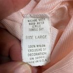 Diane Von Furstenberg VTG  Lace Trim Nightgown – Pale Pink‎ Size L Photo 7