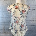 Xhilaration  T-Shirt Floral Print w Lace Trim-Small Photo 4