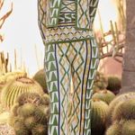 MISA Los Angeles Rialta Pants in Limoncello Geo Large New Womens Knit Trousers Photo 10