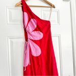 Farm Rio  Cut Out Flower One-Shoulder Dress Photo 7