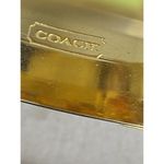Coach PERFECT SIGNATURE LEGACY BANGLE BRACELET, GOLD PLATED MULTICOLOR STRIPES Photo 6