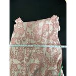 Roberta Vintage Pink Floral Paisley Velour V Photo 12