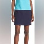 Trina Turk NWT Miss Brady Colorblock Lace-Up Dress White Blue Sz 6 Photo 3