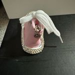 Rhinestone Light Pink Sneaker Keychain Photo 2