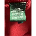 Ralph Lauren Lauren  Cardigan Sweater Womens Petite Large Red Black Toggle Cotton Photo 4