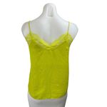 Rich Fashion Women's Yellow Lace Sleeveless Cami Camisole Slip Tank Top Size 4 Photo 1