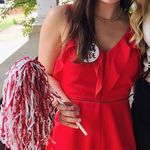 Impeccable Pig Bright red romper  Photo 0