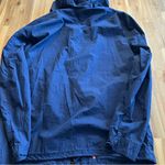 Lucky Brand Women’s Navy Blue Hooded Windbreaker Jacket – Size M Photo 3