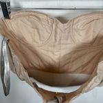 Bill Levkoff Bustier Lingerie Beige Womens Sz 10 Polyester Strapless Zip Corset Photo 11