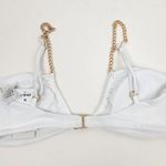 l*space L* x Tessa Brooks Sammie Bikini Top White Size XL NWT Photo 2