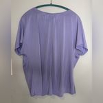 Hummingbird  V-Neck Twist Front Tee - Lavender Photo 2